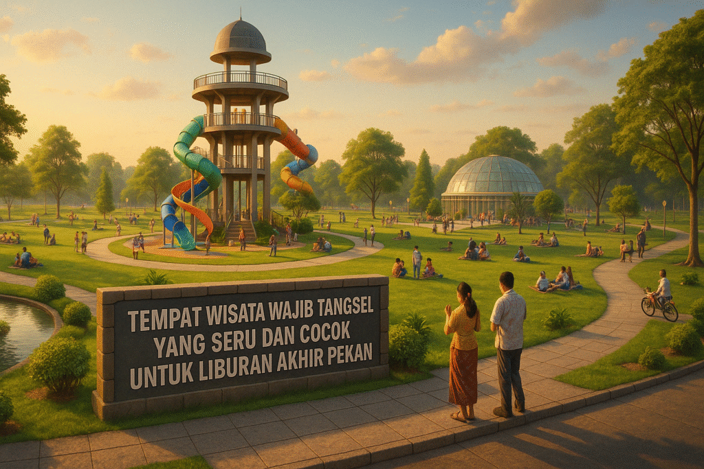 tempat wisata wajib tangsel