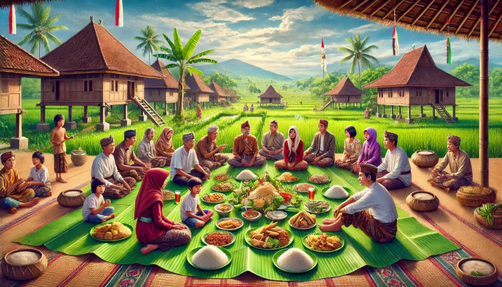 tradisi nasi wiwit klaten