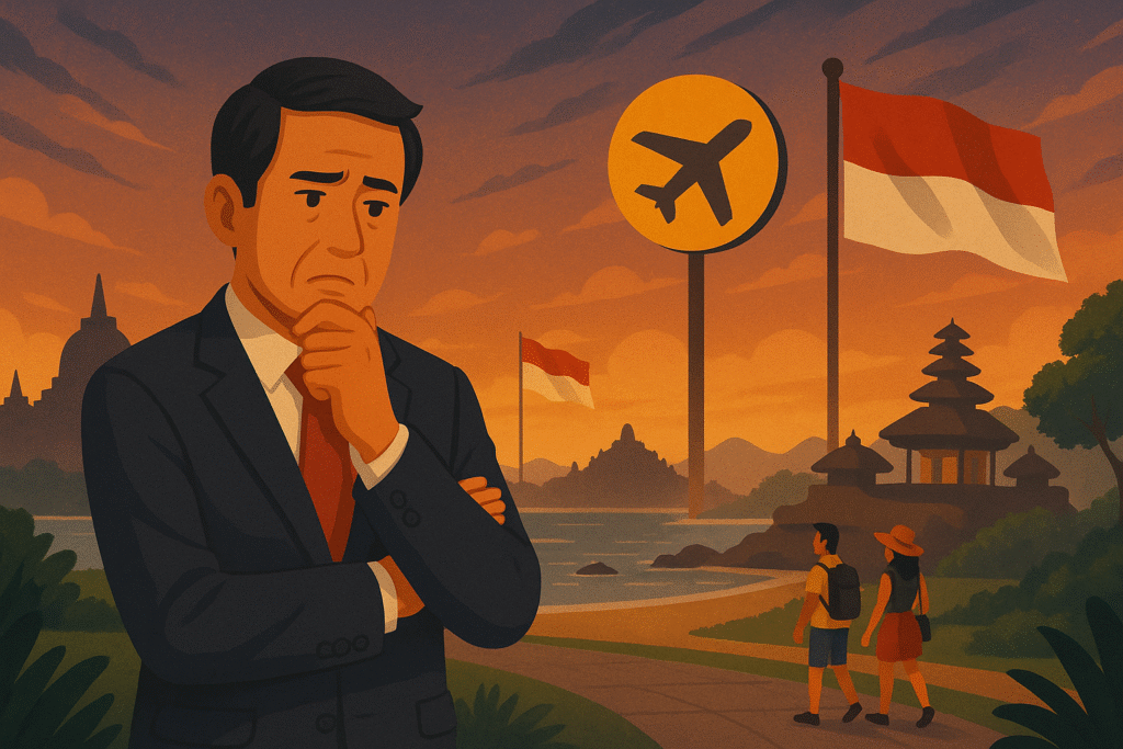 Kunjungan wisman ke Indonesia turun